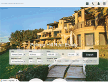 Tablet Screenshot of pelicanhillrealestate.com